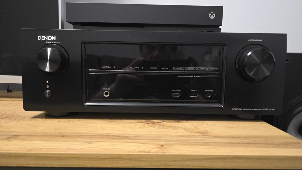 Kino domowe Denon AVR-X1000 + Monitor Audio MR4