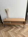 Konsola dębowa Celebes 80cm x 30cm x 91cm LITE DREWNO