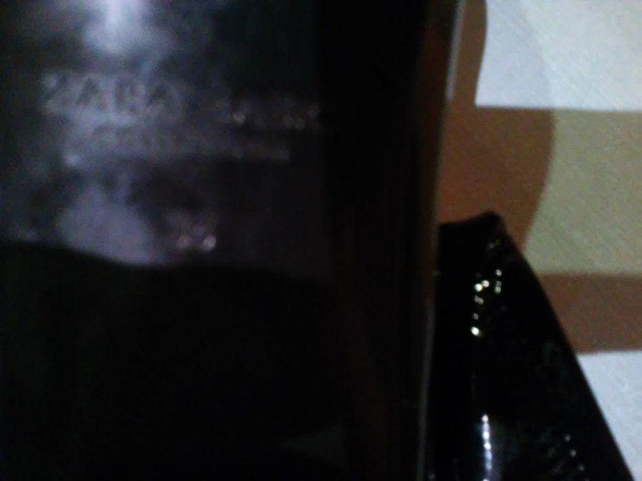 buty botki/szpilki ZARA 5,5; stretch/skarpeta