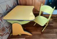 Детский стол парта + стул растишка