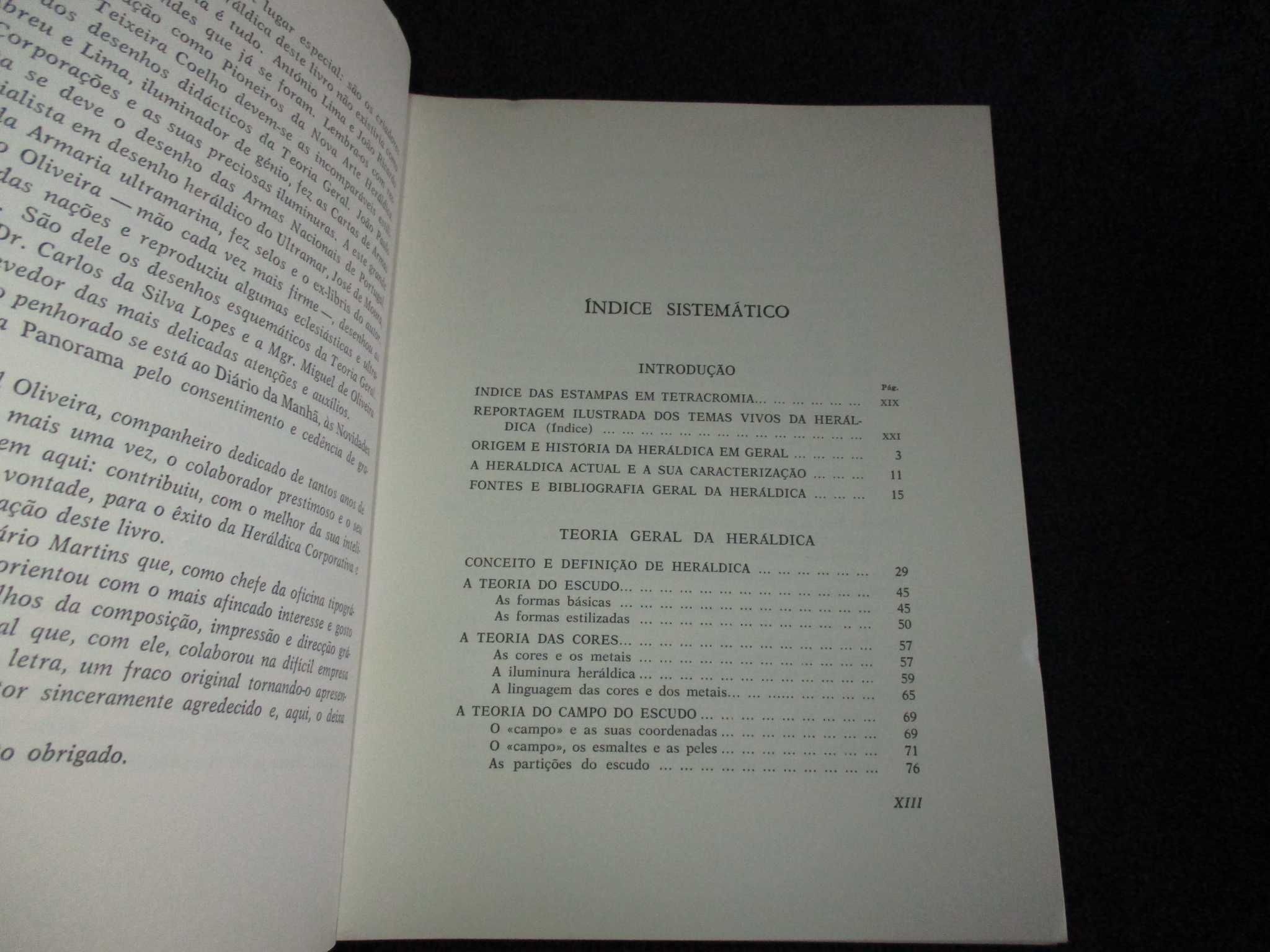 Livros Heráldica Ciência de Temas Vivos 1966