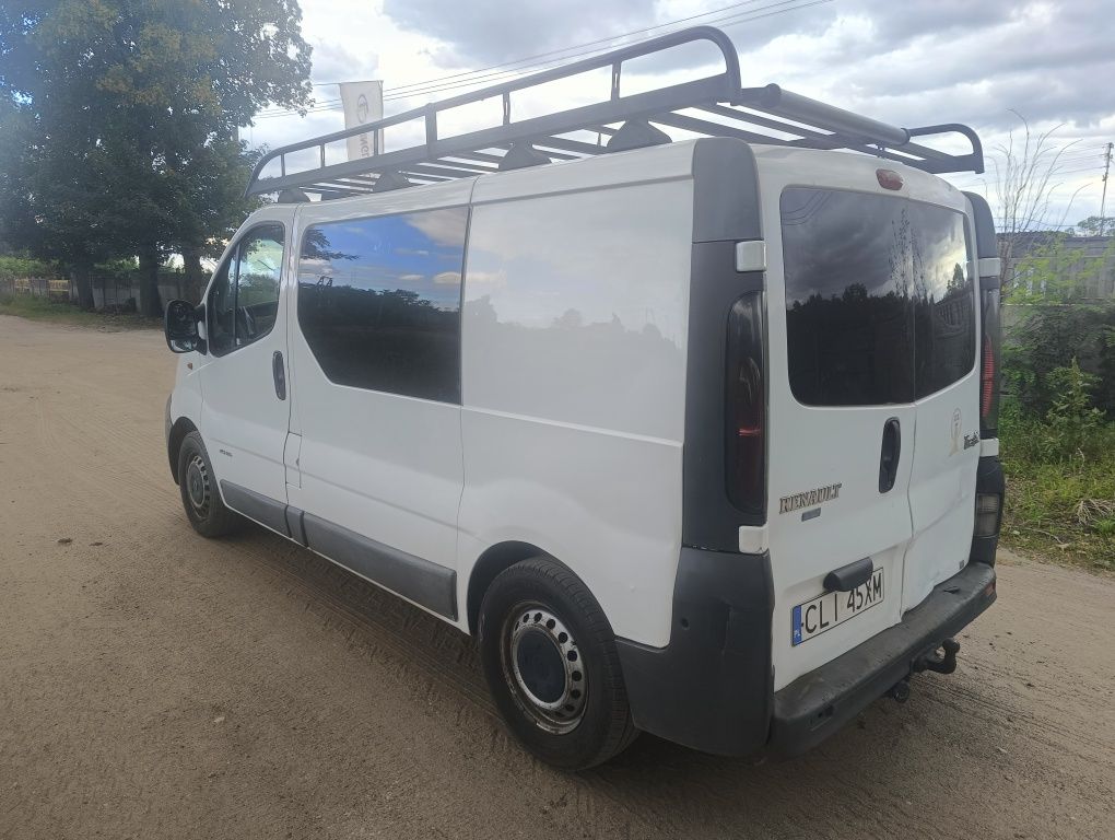 Renault Trafic 1.9 diesel 2002 rok 6 osób brygadowka hak bagaznik