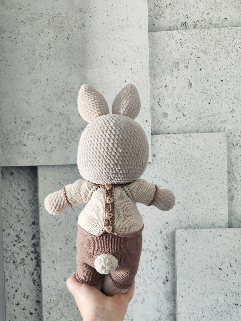 Pluszowy królik amigurumi handmade