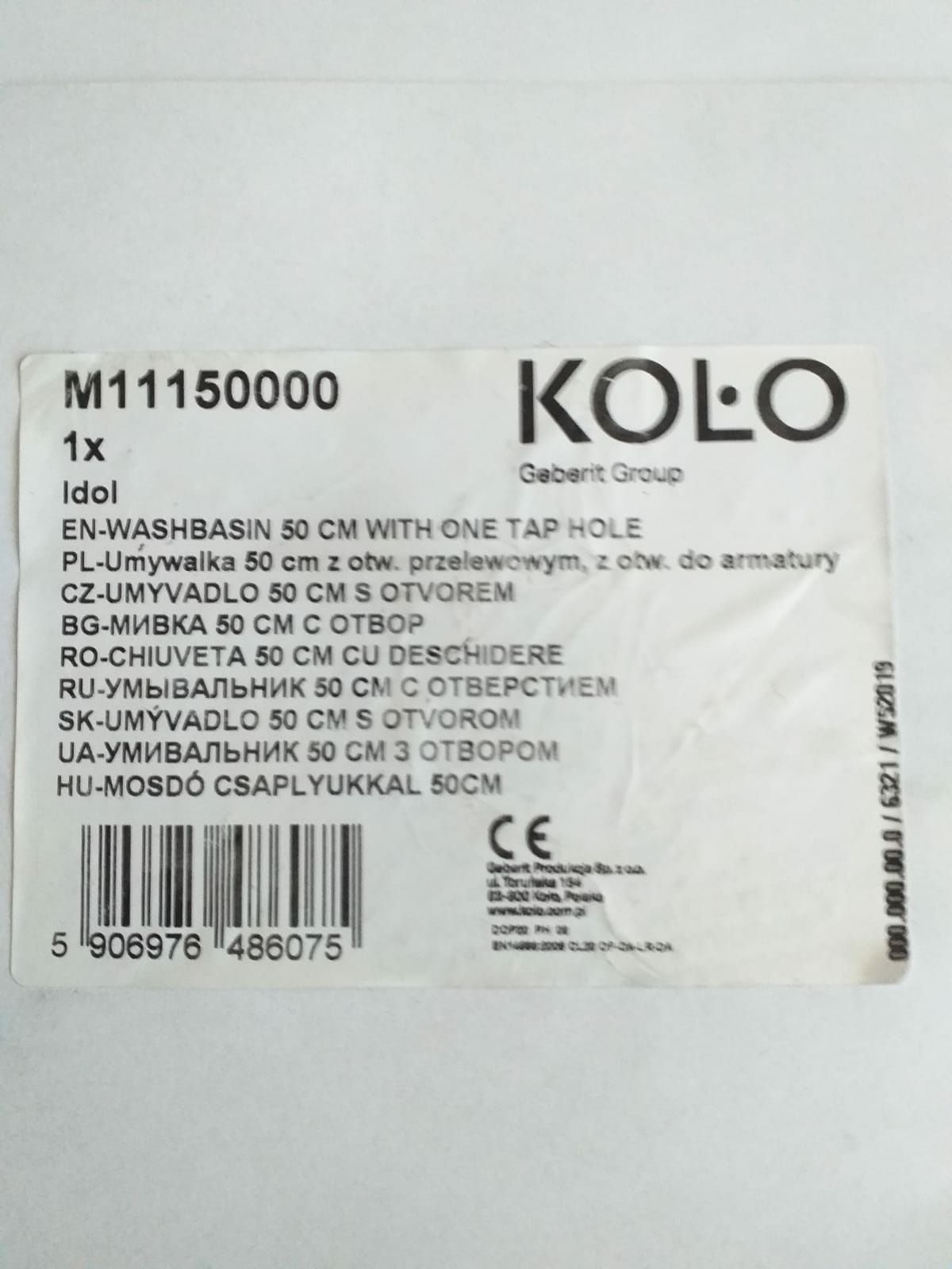 Półpostument  nr. 77100 do umywalki Koło