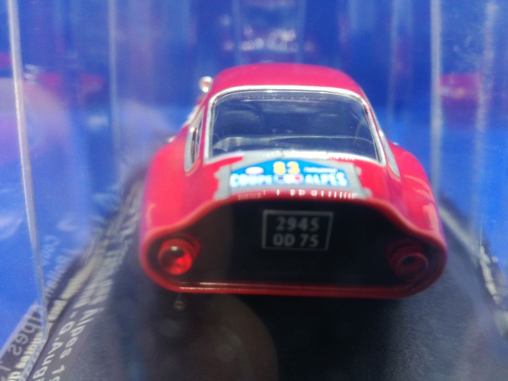 N.100 Miniatura 1/43 Alfa Romeu TZ J. Rolland C des Alpes 1964