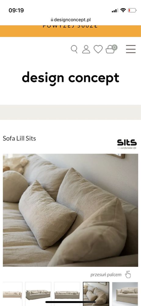 Sofa sigge sits lill 3,5 osobowa