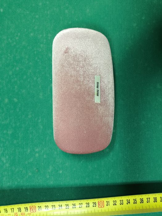 Оригинальный футляр Miu Miu — розовый бархат, фирменный чехол для очко