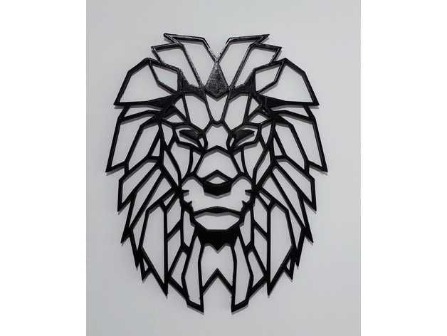 Druk 3D, drukowanie 3D,  kolekcja ozdób na ścianę - głowy zwierząt