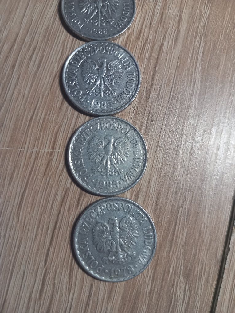 Stare monety kolekcjonerskie 4szt.