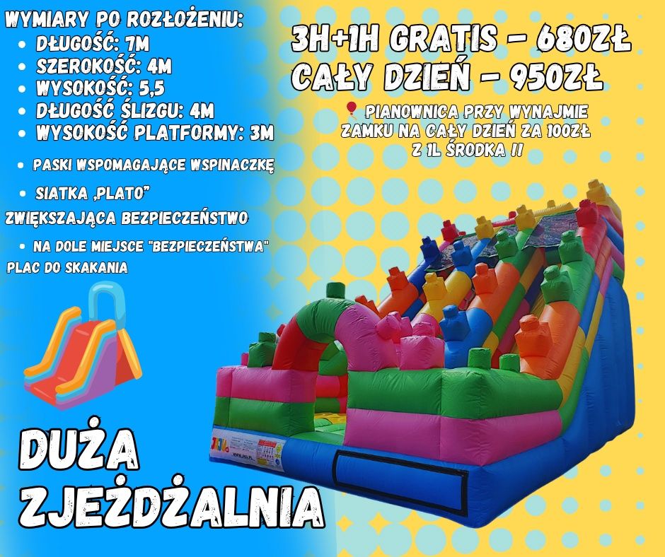 Zamki Dmuchane wynajem - radość dzieci,spokój rodziców;)