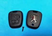 Chave carcaça Peugeot 206 e 307  (com logótipo)  NOVO