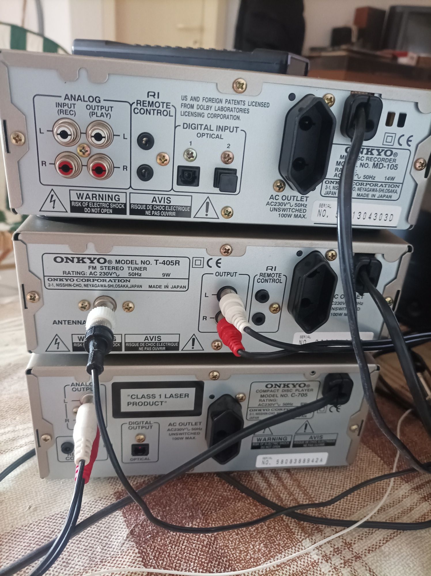 Onkyo,CD-C705,Tuner- T 405 R