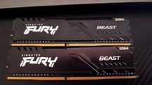 Kngston FURY DRR4 16GB 2x8GB 3200MHz CL16 beast black