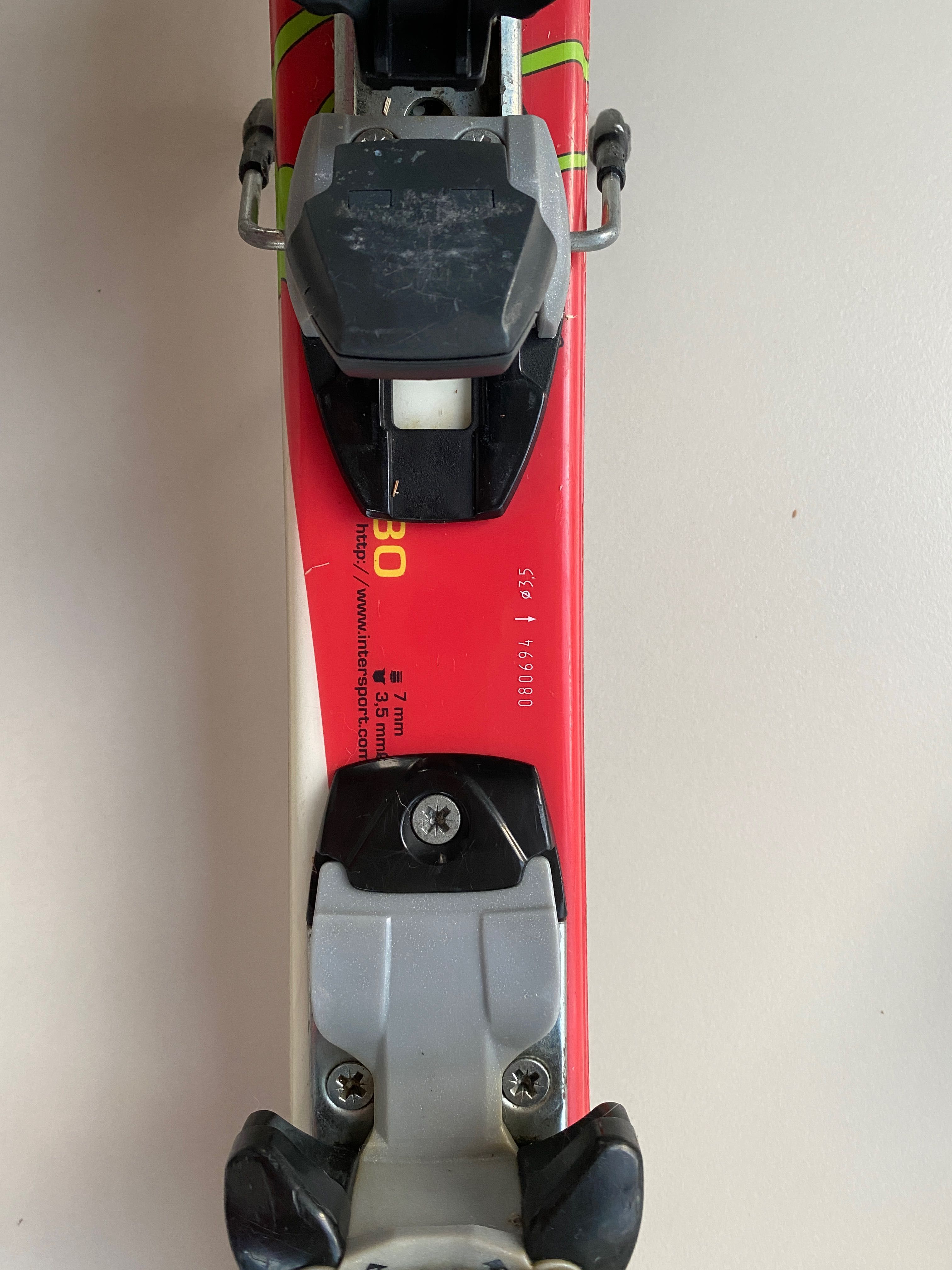 Narty dziecięce TECNOpro z wiązaniami 80 cm