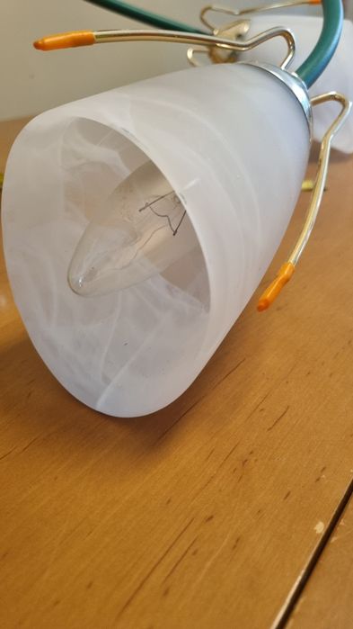 Żyrandol metalowy trójramienny