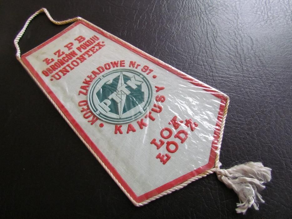 Proporczyk XX Rajd Włókniarzy '89 UNIONTEX PTTK Łódź