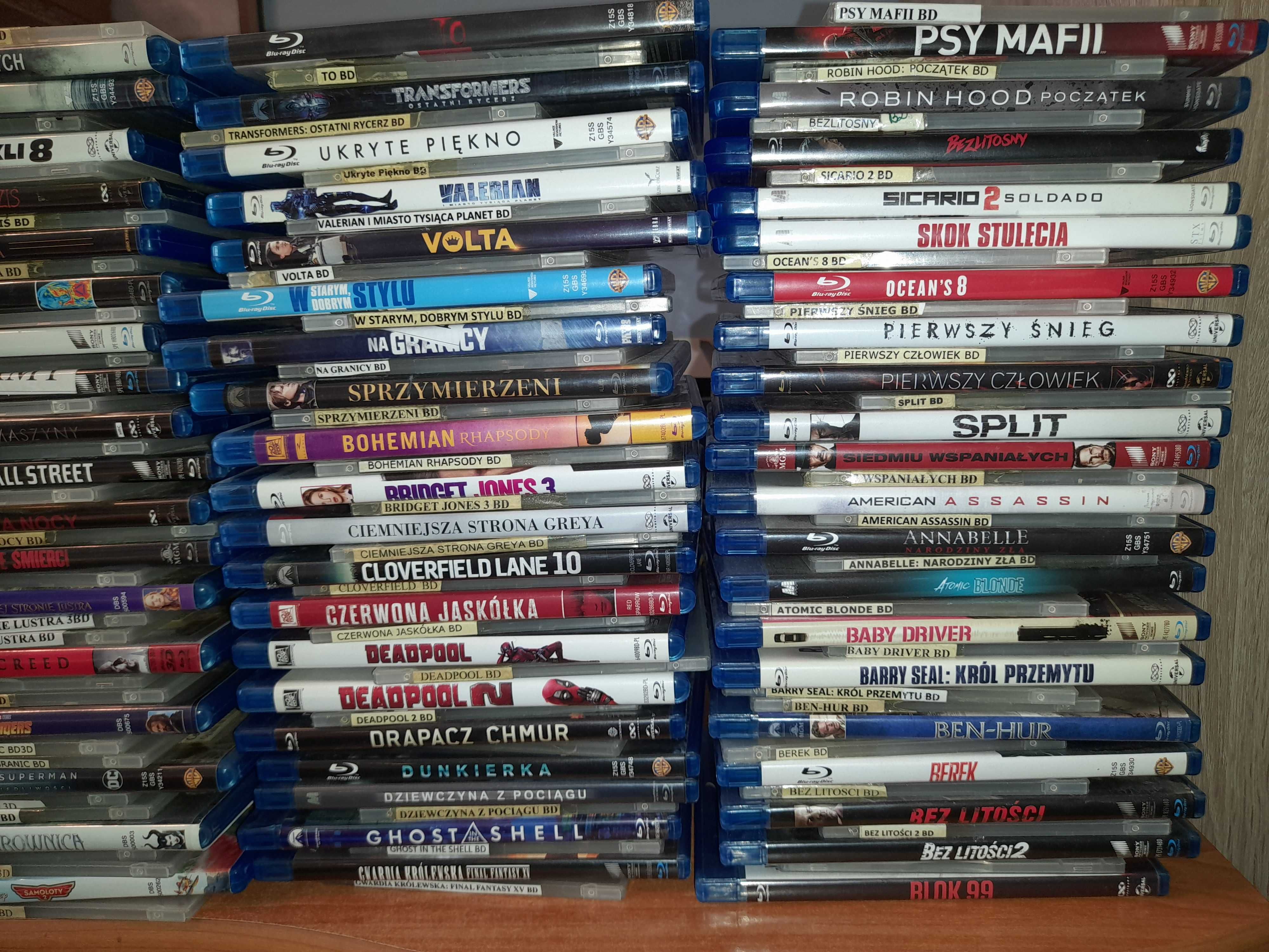 Sprzedam Filmy blu-ray widoczne na zdjęciach, sklep Tychy