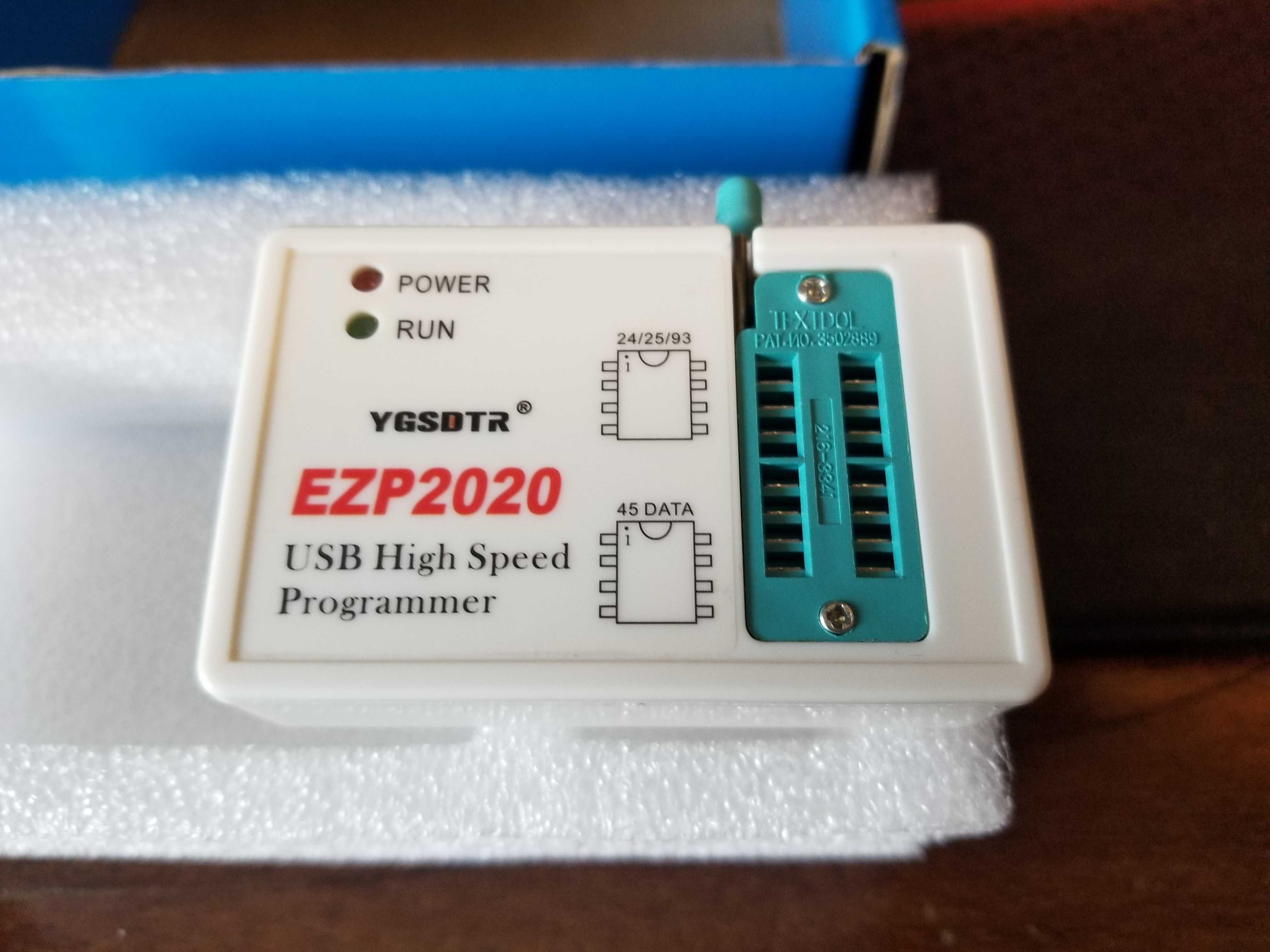 EZP2020 USB програматор FLASH 24/25/93/45 BIOS (не minipro tl866)