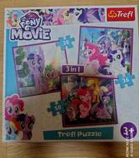 Puzzle 3w1 Trefl Kucyki Pony, pony Movie