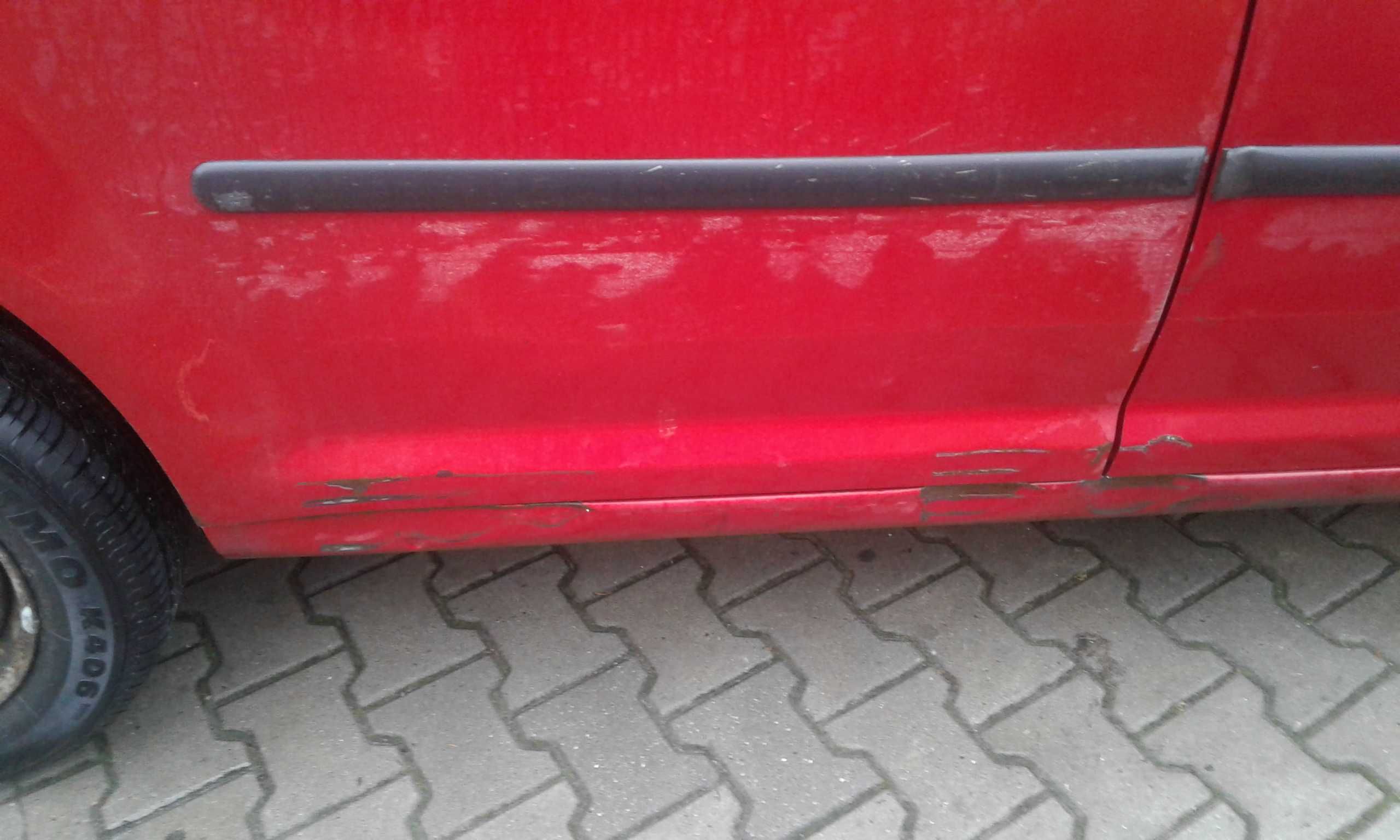 VW Caddy 3 III Drzwi Tylne Skrzydełko Prawe Szyba Klamka 2.0 SDI