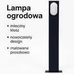 LAMPA OGRODOWA 100cm LED ciepla barwa