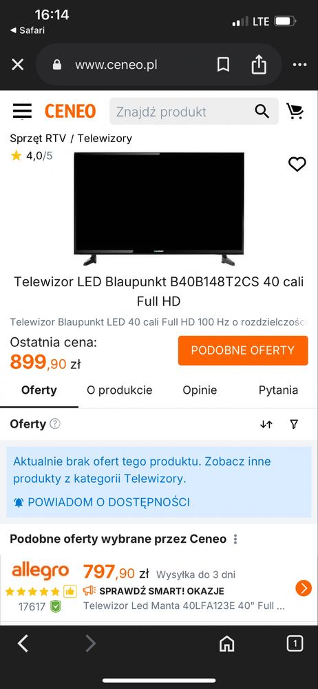 telewizor blaupunkt