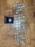 Moedas antigas varios paises