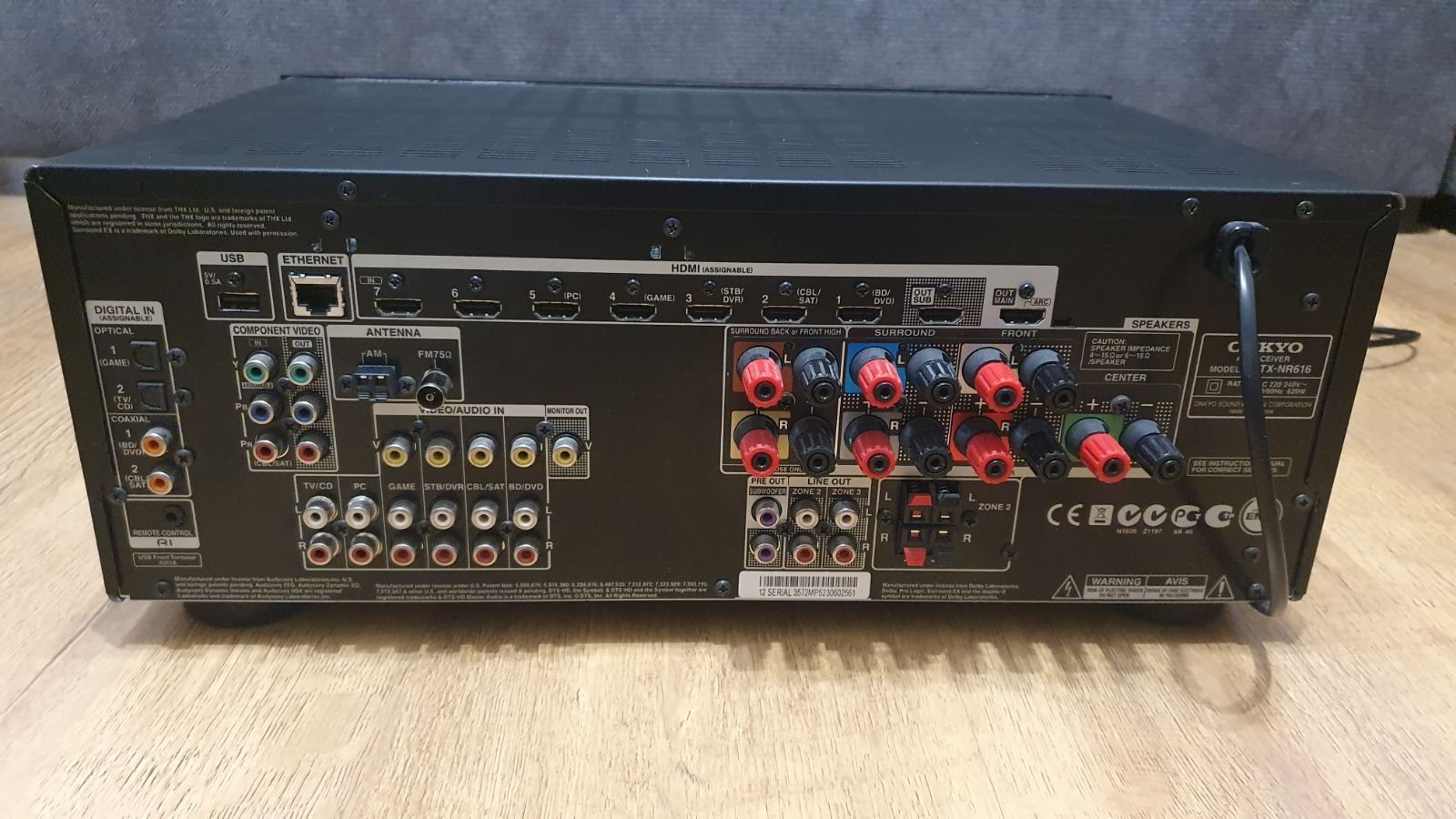 Ресивер усилитель Onkyo TX-NR616. Домашний кинотеатр