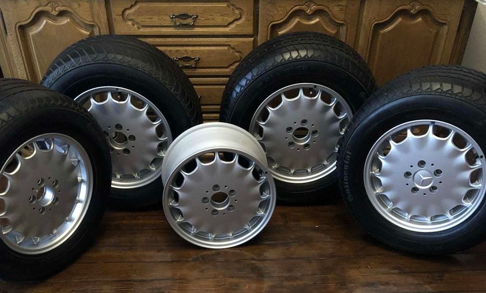 Диски з резиною  Continental sport 5 шт w140 Mercedes нове запаска