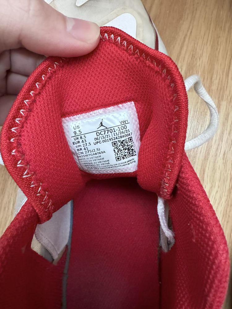 Air Jordan Westbrook ONE TAKE 3 WHITE/RED