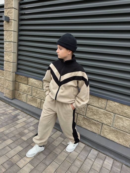 Дитячий флісовий теплий костюм хлопчик/дівчинка