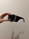 Nowe okulary przeciwsłoneczne damskie masywne blaze ysl