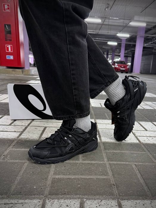 Термо Осінь-Зима Кросівки ASICS GORE-TEX чорні сірі