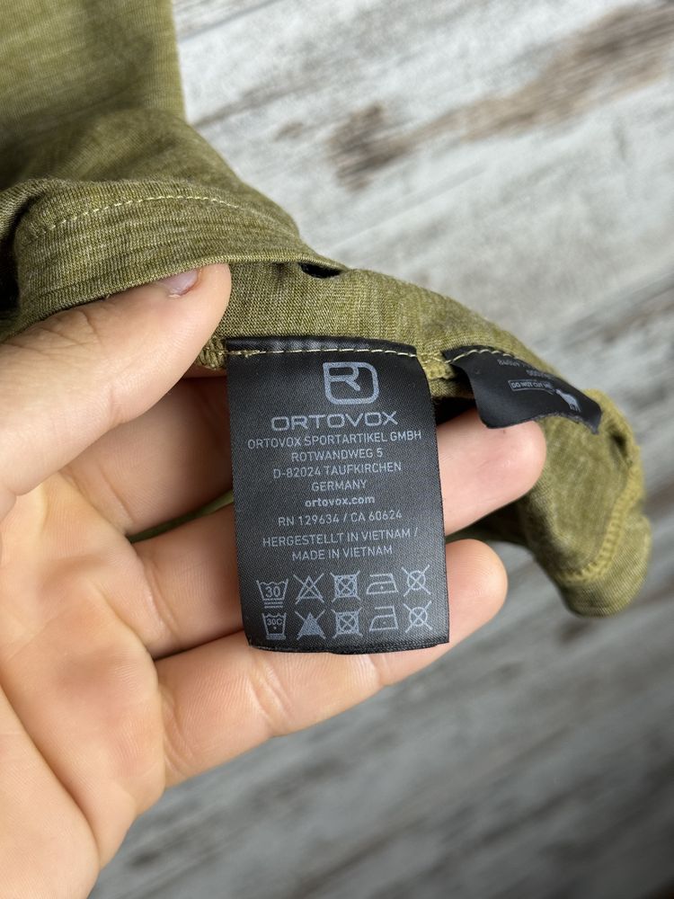 Мужская футболка ortovox merino wool мерино размер М трекинговая