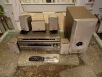 Kino domowe Yamaha wzmacniacz rx-v420rds, Dvd-s557 subwoofer sw-p201