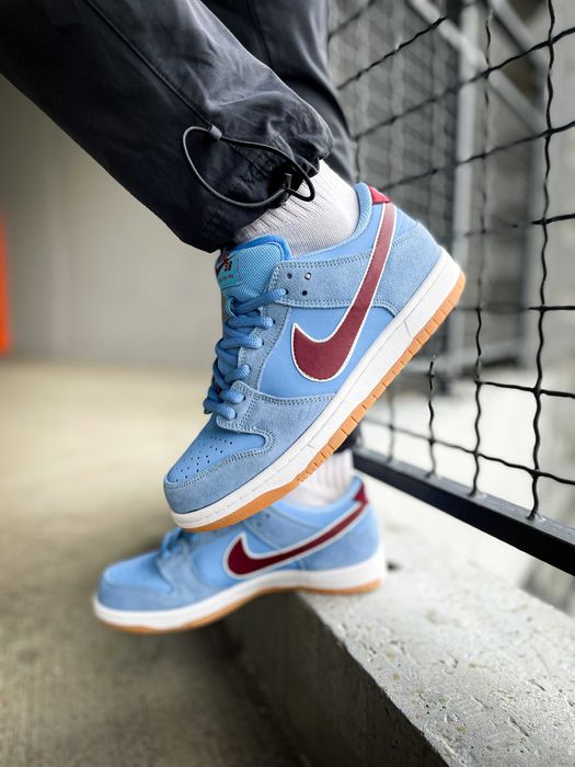 Мужские кроссовки Nike SB Dunk Low "Valour Blue Team Maroon" 41-45