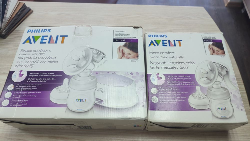 Електричний молокоотсос Philips Avent Natural молоковідсмоктувач авент