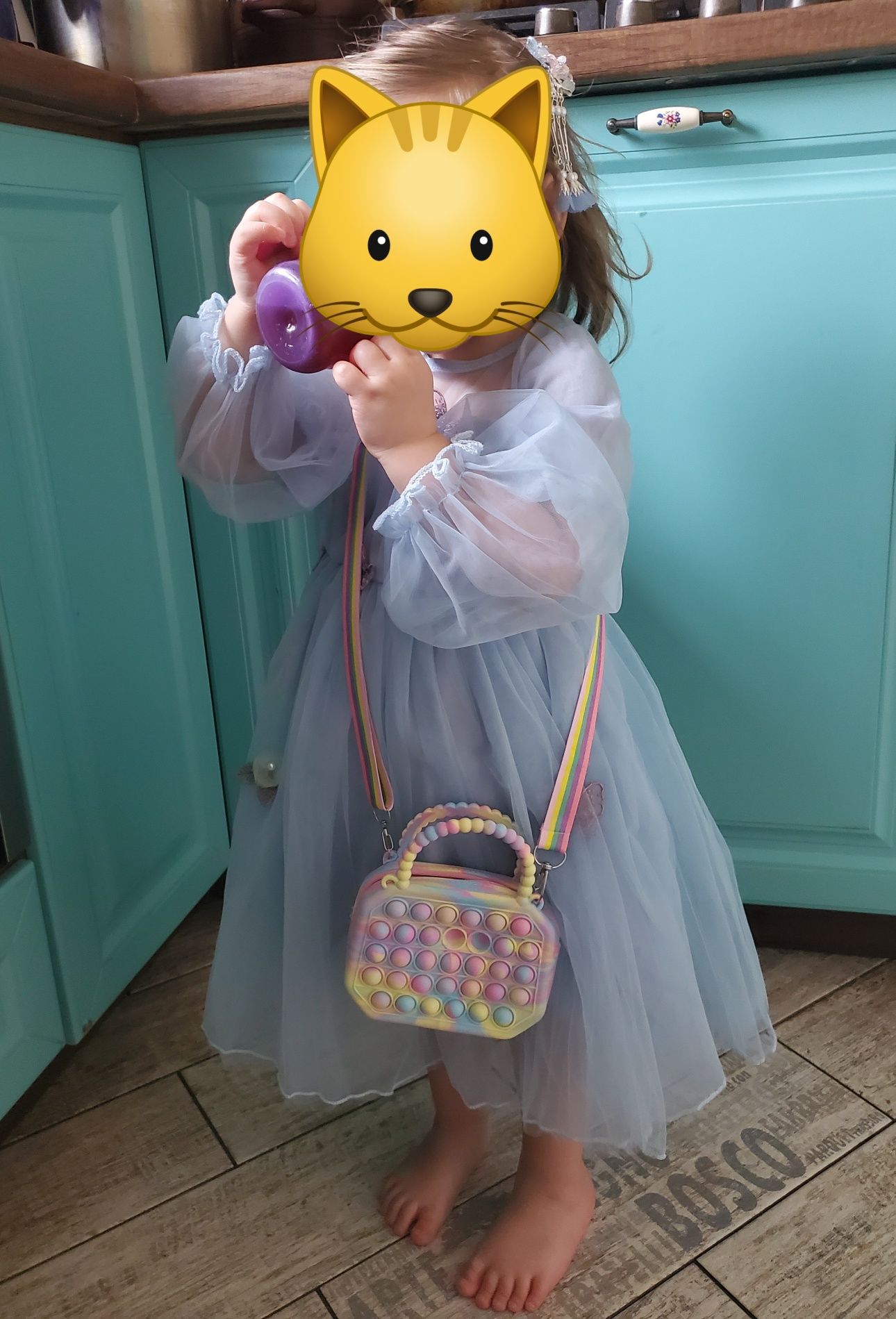 Дитяча Сумочка сумка косметичка бананка резинова для дівчинки поп-ит