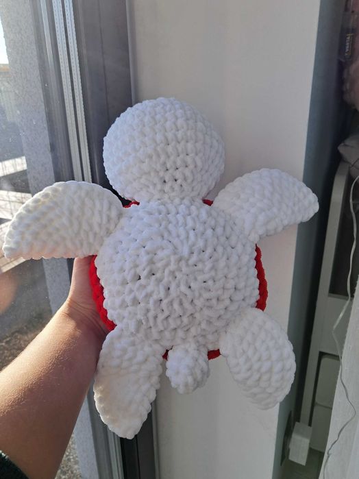 Pluszak na szydełku handmade żółw