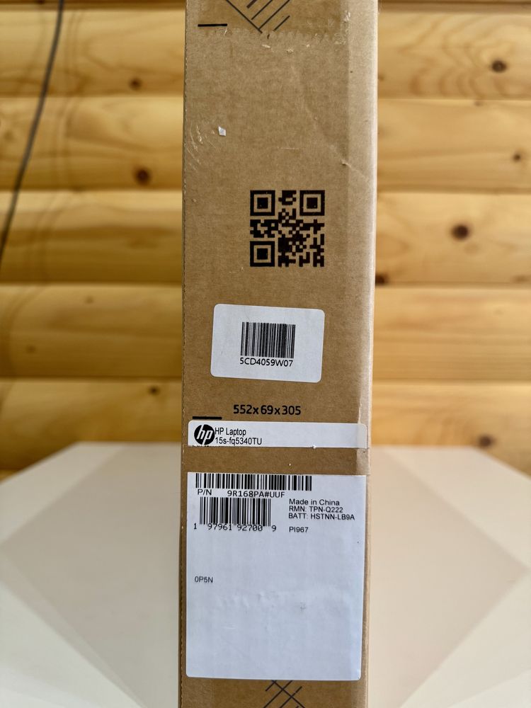 Ноутбук HP 15s-fq5340tu НОВЫЙ!