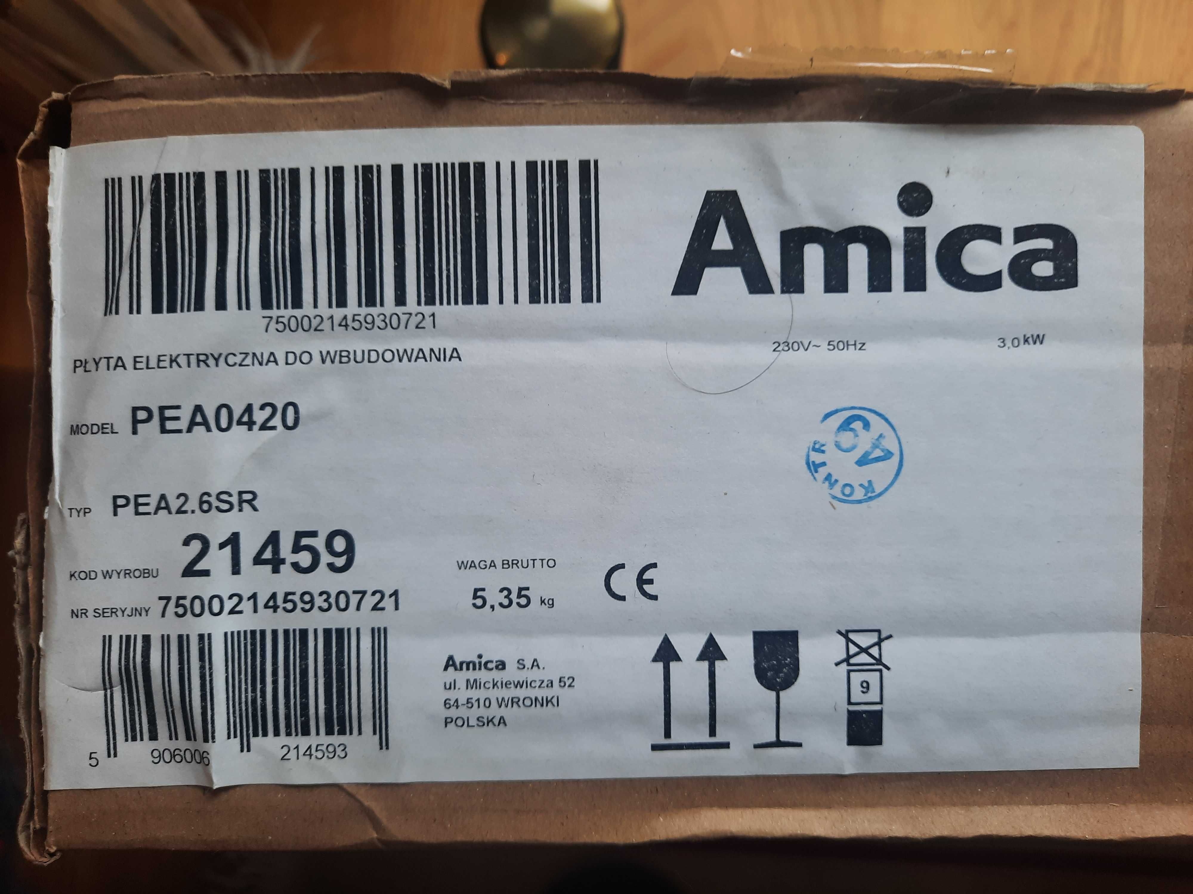 Płyta elektryczna AMICA PEA0420 2 palniki