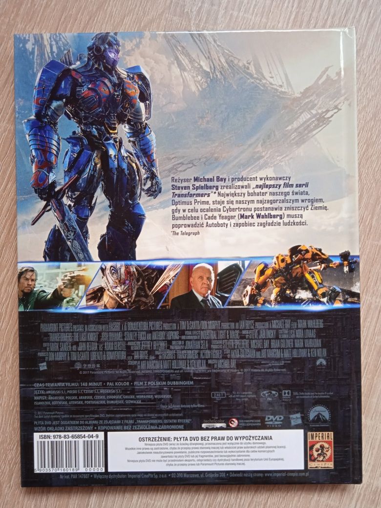 Transformers Ostatni rycerz - film (DVD)