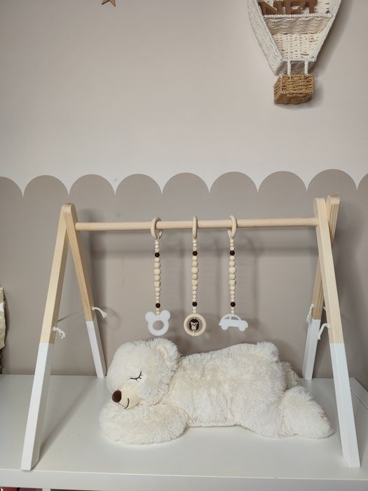 Pałąk edukacyjny z zawieszkami/ baby gym