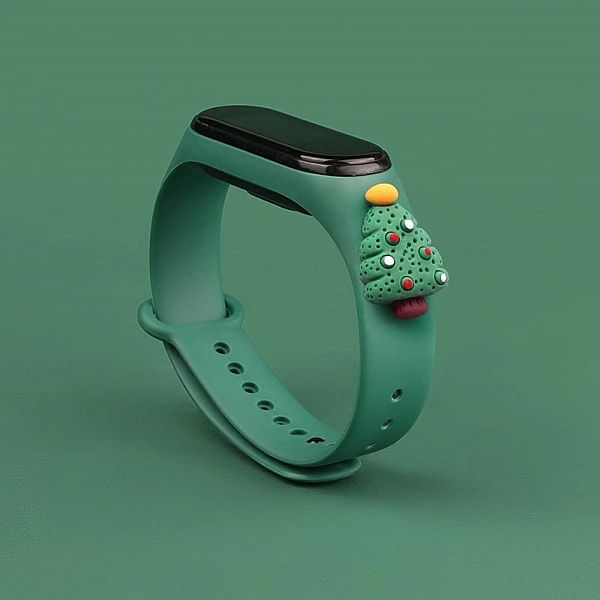 Strap Xmas opaska do Xiaomi Mi Band 4 / Mi Band 3 świąteczny silikonow