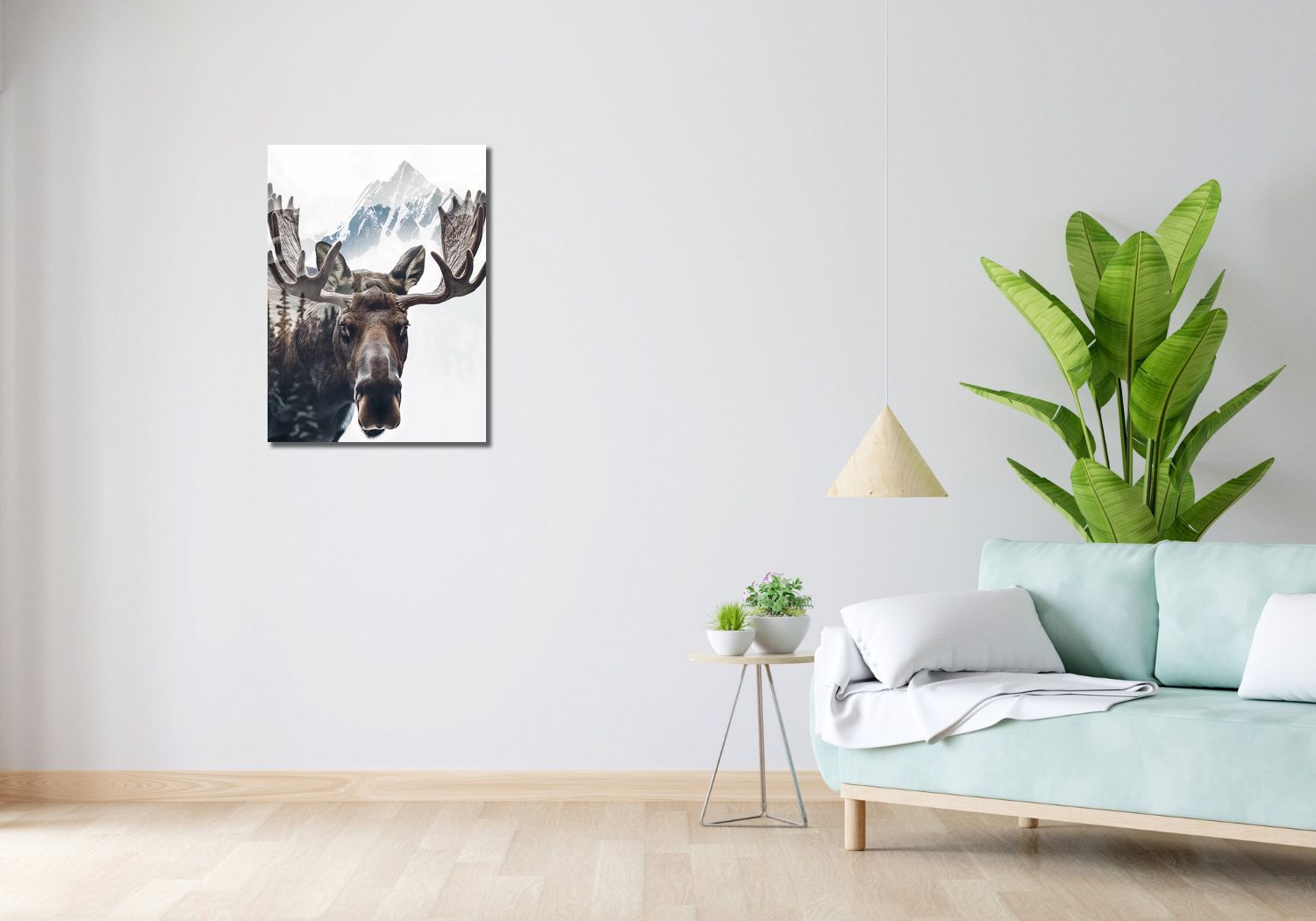 Obraz 50x70cm Łoś Duch Lasu