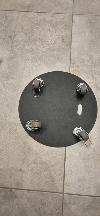 Podstawka wózek do doniczki. Okrągły. Metalowy