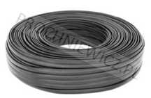 Kabel tel. 100m czarny+ wt. 6P4C 20szt+ Zaciskarka+ gn.-gn. 6P4C 6szt