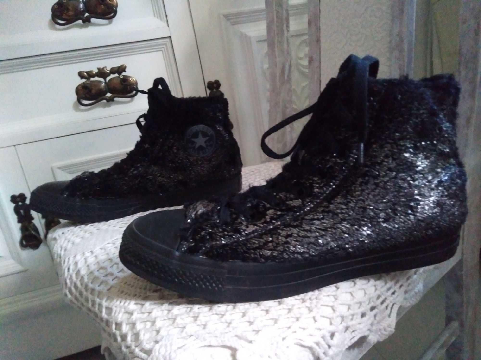 jak NOWE Converse trampki za kostkę rozmiar 40 buty damskie