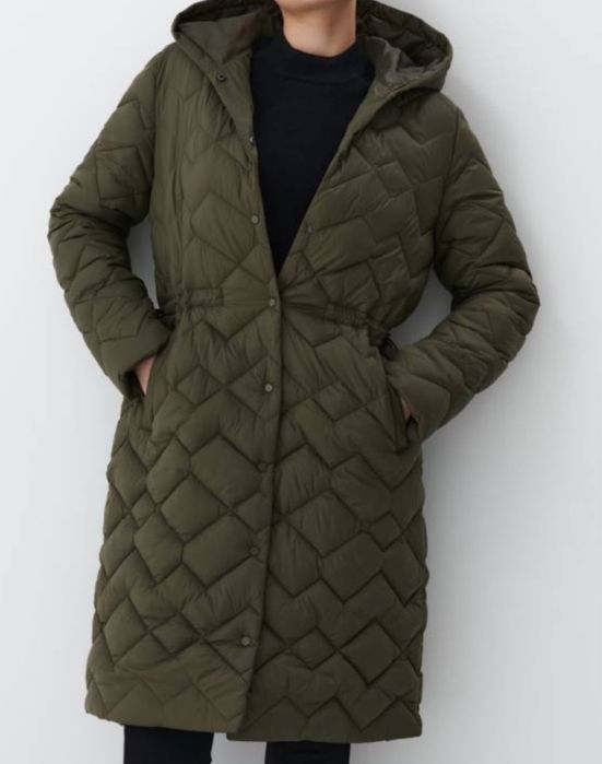 Płaszcz mohito 34/ 36 pikowany oliwka