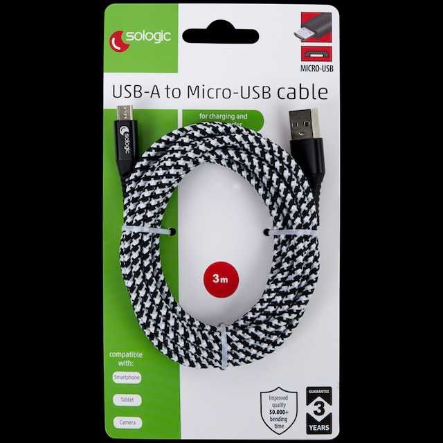 Kabel do ładowania i przesyłania danych  Micro USB
3 metry KUP Z OLX!